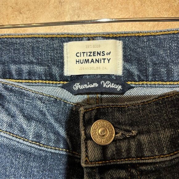 Citizens of Humanity Emerson Straight Jeans Medium Wash Blue Size M - Picture 5 of 10